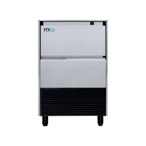 Machine à glaçons pleins avec pompe de relevage - refroidissement à air 55kg/24h - Réserve 25kg