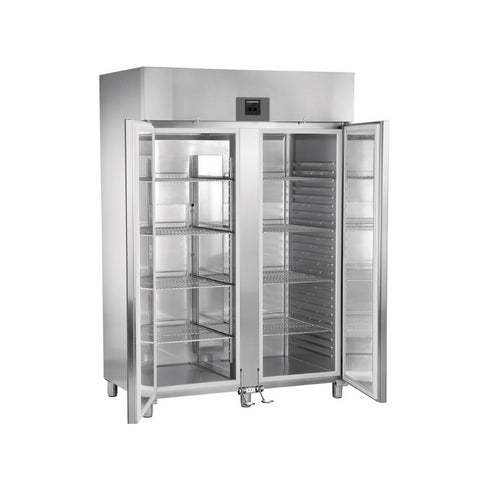 Armoire réfrigérée négative ventilée en inox 2 portes PREMIUM - gastronormes 2/1