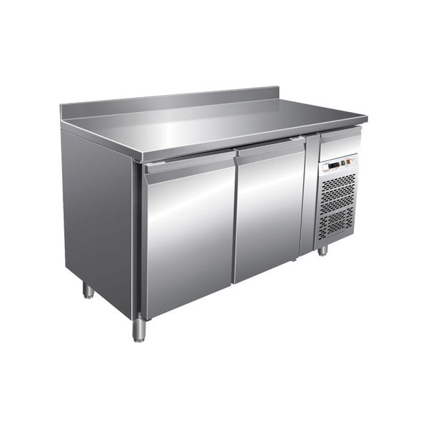 Desserte réfrigérée positive -2/+8°C 2 portes 1360x700x850mm