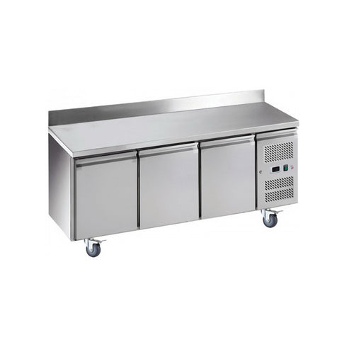 Desserte réfrigérée positive -2/+8°C 3 portes 1795x700x850mm