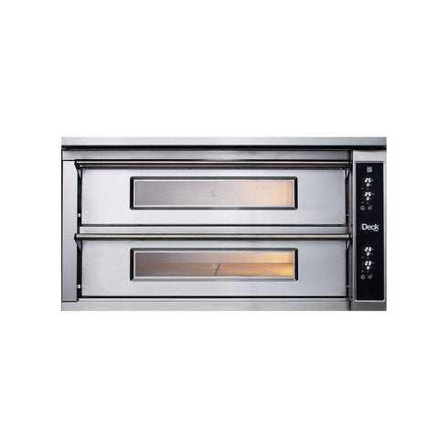 Four à pizza IDECK 65.105 électrique commandes électroniques 2 niveaux sans support - 2 x 6 pizzas - 924x1425x660