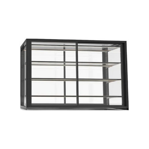 Vitrine de présentation neutre 3 niveaux à poser - 1200