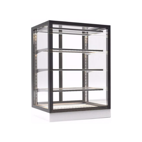 Vitrine chaude libre service 4 niveaux à poser - 600