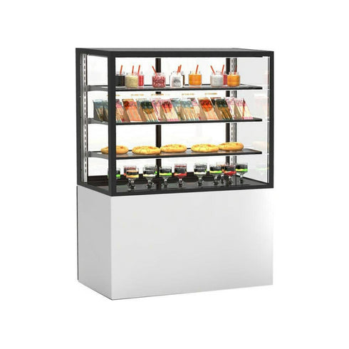 Vitrine chaude libre service 4 niveaux - 1000