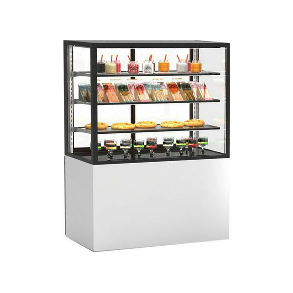 Vitrine chaude libre service 4 niveaux - 1000