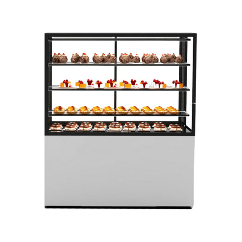 Vitrine de présentation neutre 4 niveaux - 1000