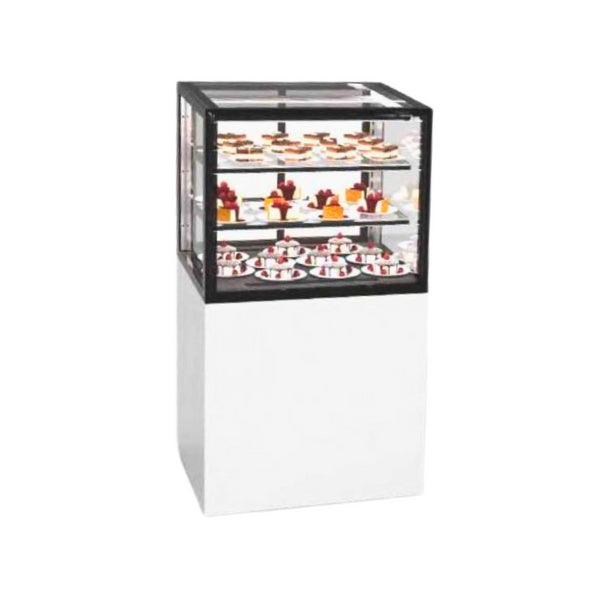 Vitrine de présentation réfrigérée 3 niveaux - 600x600x1100mm