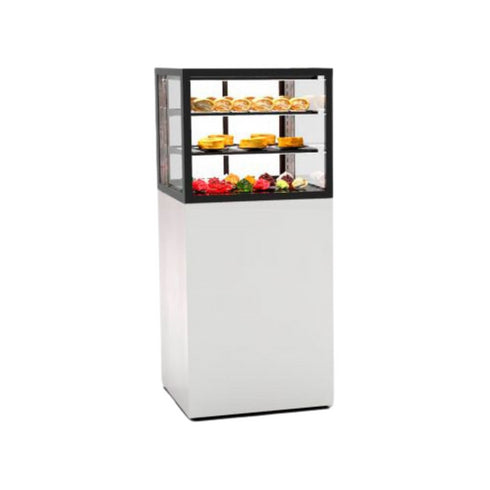 Vitrine de présentation réfrigérée libre service 3 niveaux - 600x600x1400mm