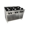 Cuisinière gaz sur meuble ouvert 6 feux 1200x700x850mm 45kW