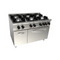 Cuisinière gaz sur four électrique 6 feux 1200x700x850mm