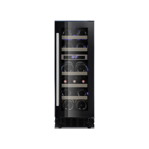 Cave à vin noir 2 zones - 16 bouteilles - +5/+18°C
