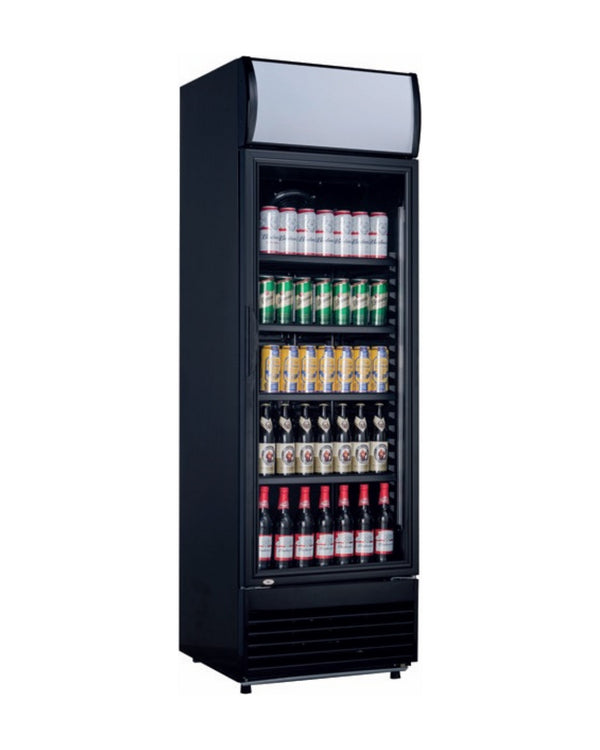 Armoire à boisson 1 porte vitrée - 350 litres - 620x635x1935mm