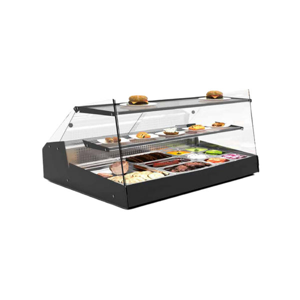 Vitrine réfrigérée à poser 2 niveaux - 1000