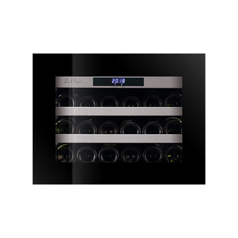 Cave à vin noir 1 zone - 18 bouteilles - +5/+18°C