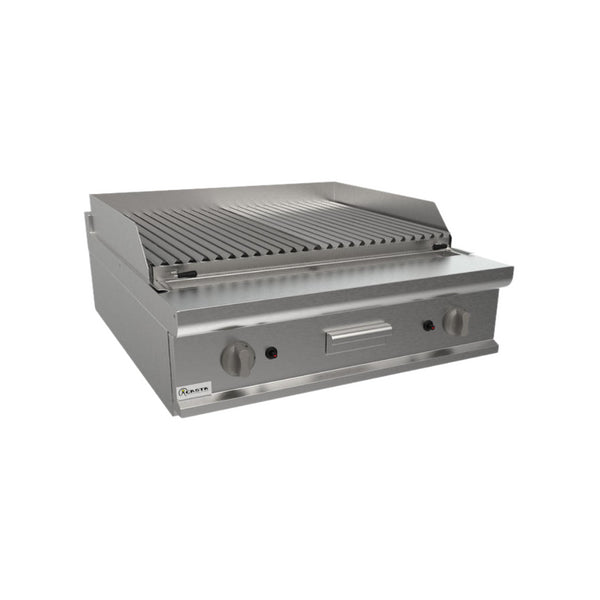 Grillade à pierres volcaniques à poser 800x900x270mm