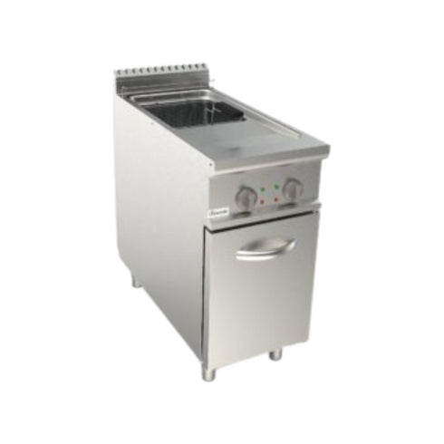 Friteuse électrique sur meuble avec porte 17L 400x900x850mm 16