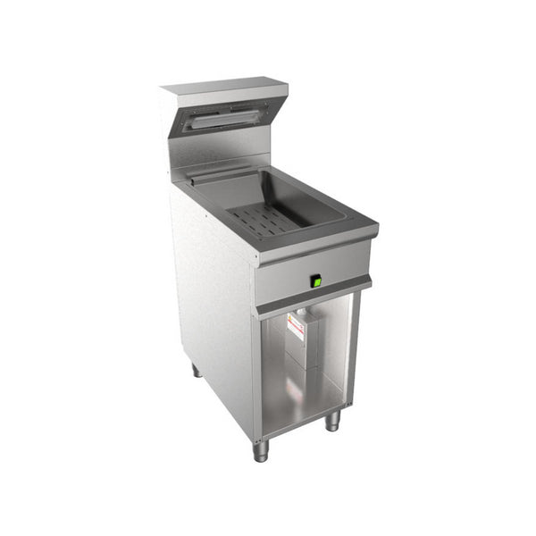 Chauffe frites sur meuble ouvert 400x900x850mm 1kW 230V
