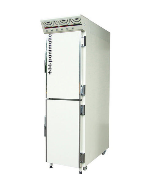 Armoire de fermentation - Chambre de pousse - 2 portes de 18 étages pour filets 600x800 - 20 grilles et 20 couches