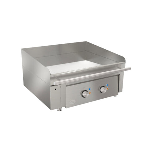 Plancha électrique à poser 2 zones - Puissance : 8 kW 400V