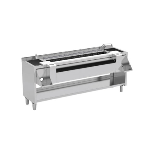 Meuble cocktail non réfrigérée avec double évier - 2000x745x900mm