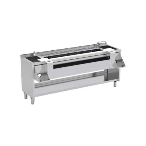 Meuble cocktail non réfrigérée avec double évier - 2000x745x900mm