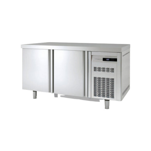 Meuble pâtissier 800 réfrigérée négative -15/-20°C gamme TOP - 2 portes pleines -1495x800x850mm