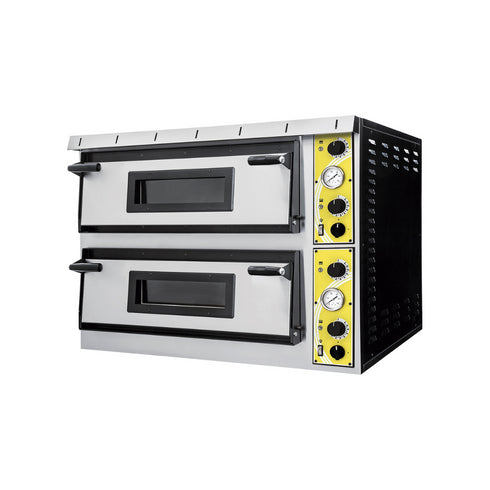 Four à pizza électrique 6+6 pizzas 2 niveaux 1000x1314x745mm