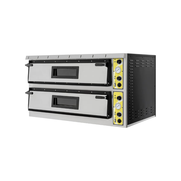 Four à pizza électrique 9+9 pizzas 2 niveaux 1360x1314x745mm