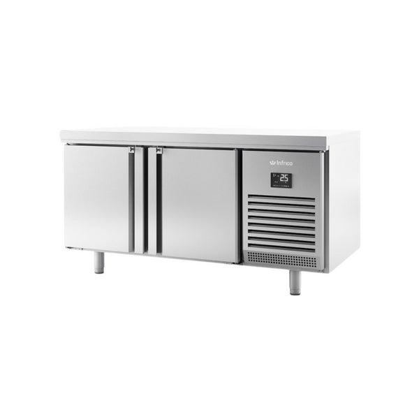 Tour pâtissier réfrigéré positif -2/+8°C 2 portes 1618x800x850mm