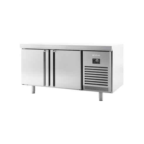 Tour pâtissier réfrigéré négatif -18°C 2 portes 1618x800x850mm