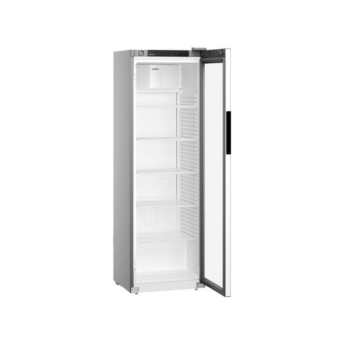 Armoire réfrigérée à boisson positive ventilée en époxy blanc 1 porte vitrée - 400 litres