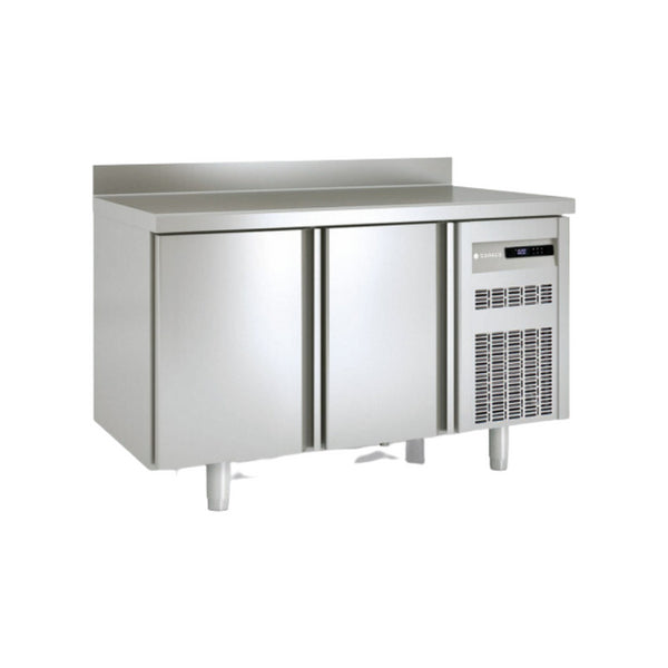 Meuble GN 1/1 réfrigérée positive -2/+8°C gamme TOP - 2 portes pleines - 1345x700x850mm