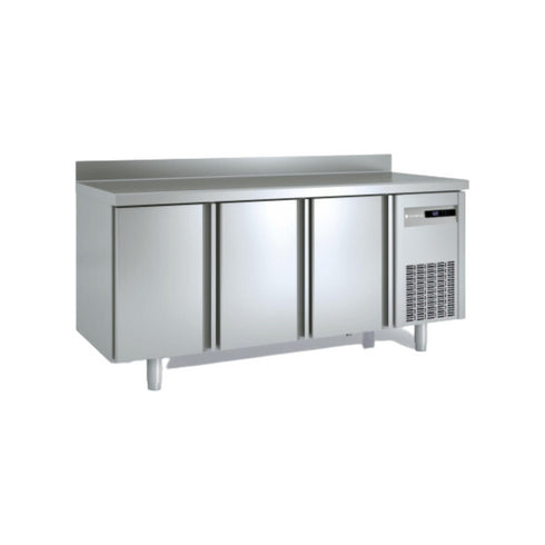 Meuble GN 1/1 réfrigérée positive -2/+8°C gamme TOP - 3 portes pleines - 1795x700x850mm