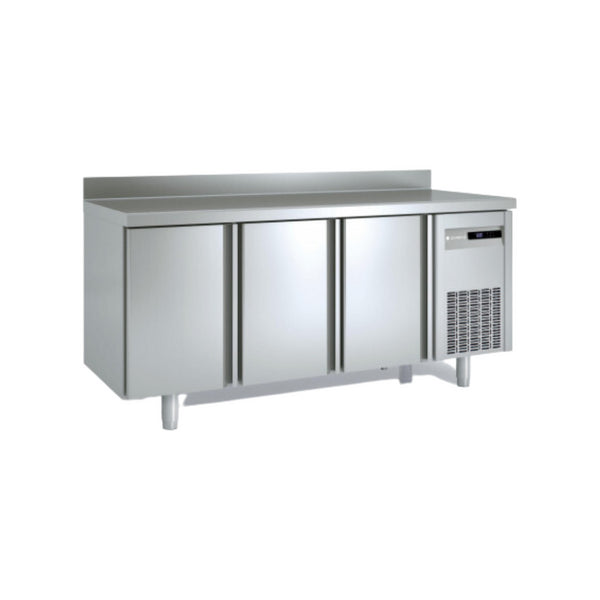 Meuble GN 1/1 réfrigérée positive -2/+8°C gamme TOP - 3 portes pleines - 1795x700x850mm