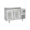 Meuble snack réfrigérée positive -2/+8°C gamme TOP - 2 portes vitrées - 1495x600x850mm