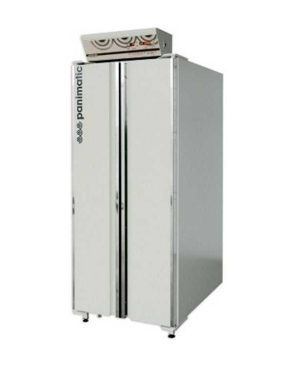 Armoire de fermentation - Chambre de pousse - 1 porte à 2 vantaux de 22 étages pour filets 600x800 - 20 grilles et 20 couches