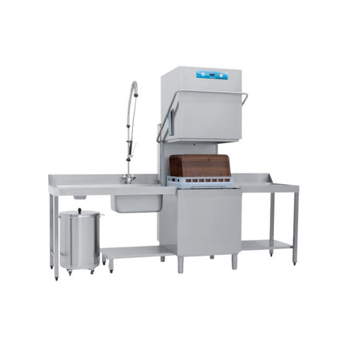 Lave vaisselle à capot NIAGARA - Panier 500x600mm - Passage : 465mm - Triphasé 400V