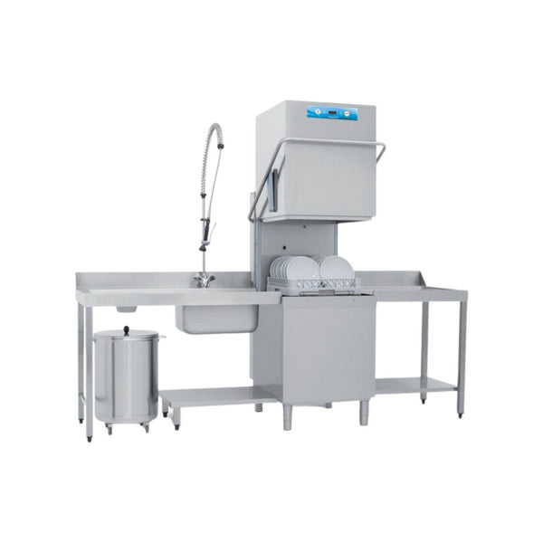 Lave vaisselle à capot NIAGARA - Panier 500x500mm - Passage : 465mm - Triphasé 400V