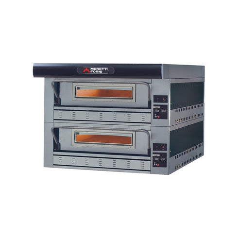 Four à pizza SERIE P Gaz 2 niveaux sans support - 2 x 6 pizzas