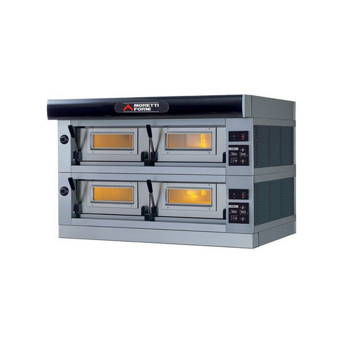 Four à pizza SERIE P électrique 2 niveaux sans support - 2 x 16 pizzas