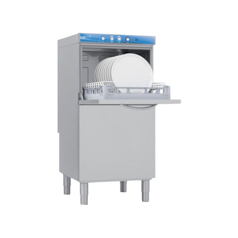 Lave vaisselle PLUVIA réhaussé - Panier 500x500mm - Passage : 360mm - Triphasé 400V