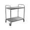 Chariot de service en inox sur 2 niveaux 845x525x940mm