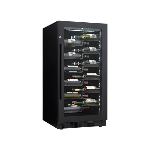Cave à vin noir 1 zone - 68 bouteilles - +5/+20°C