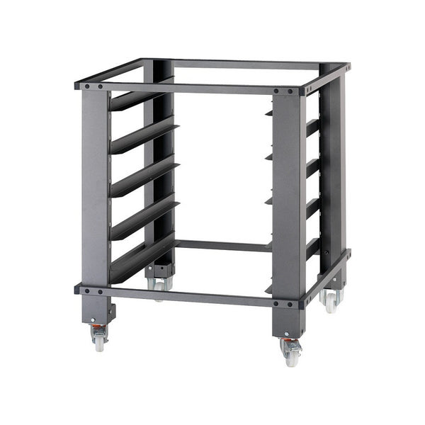 Support de four à pizza IDECK 72.72 sur roulettes + 5 glissière - Hauteur 1000mm