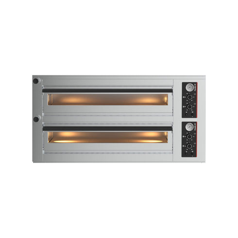 Four à pizza mécanique PYRALIS 4+4 pizzas - 1130x1010x830mm