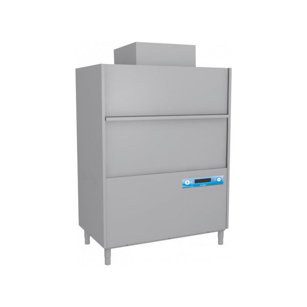 Lave batterie RIVER - Panier 1310x700mm - Passage : 850mm - avec condenseur de buée - avec pompe de vidange - Triphasé 400V