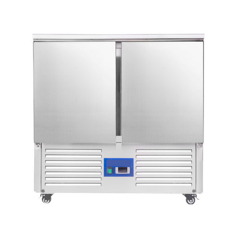 Saladette réfrigérée positive +2/+8°C 2 portes 900x700x885mm
