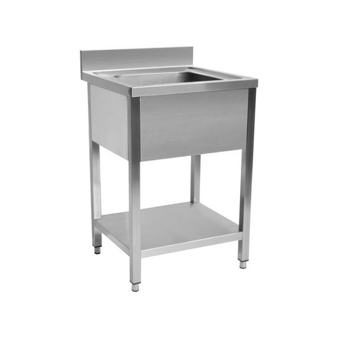 Plonge en inox 1 bac