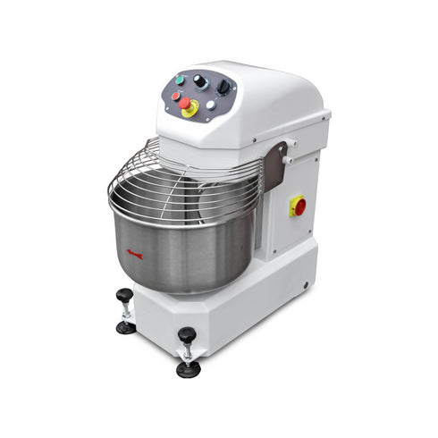 Pétrin à spirale - 2 vitesses + cuve motorisée - Triphasé 400V