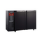 Arrière bar noir 2 portes pleines - 1455x565x890mm